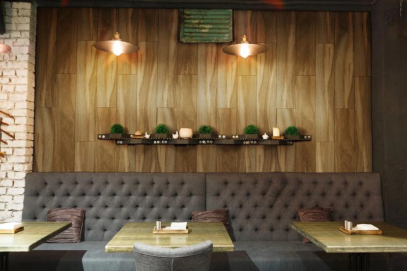 Aspenwood Café 9x48 Matte Porcelain Wood Look Tile