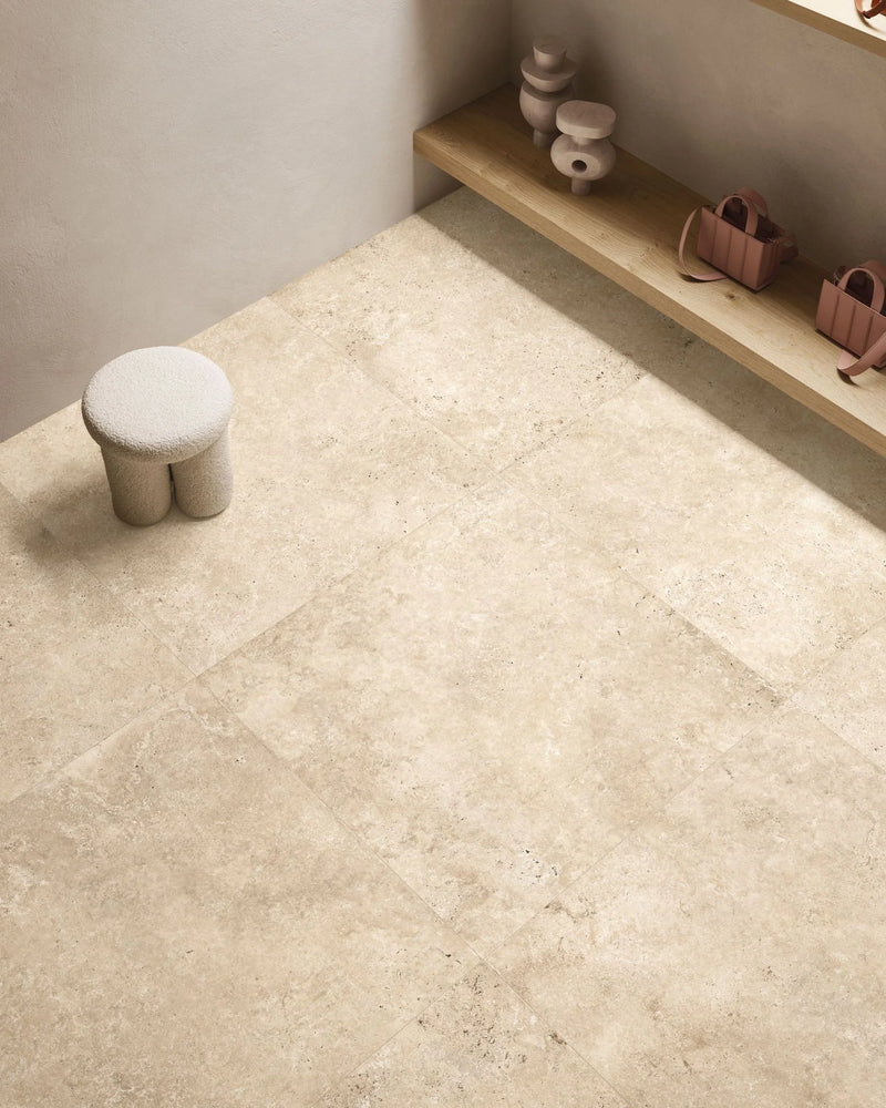 Astrum LFT Cross Cut Ivory 48x48 Matte Large Format Porcelain Tile