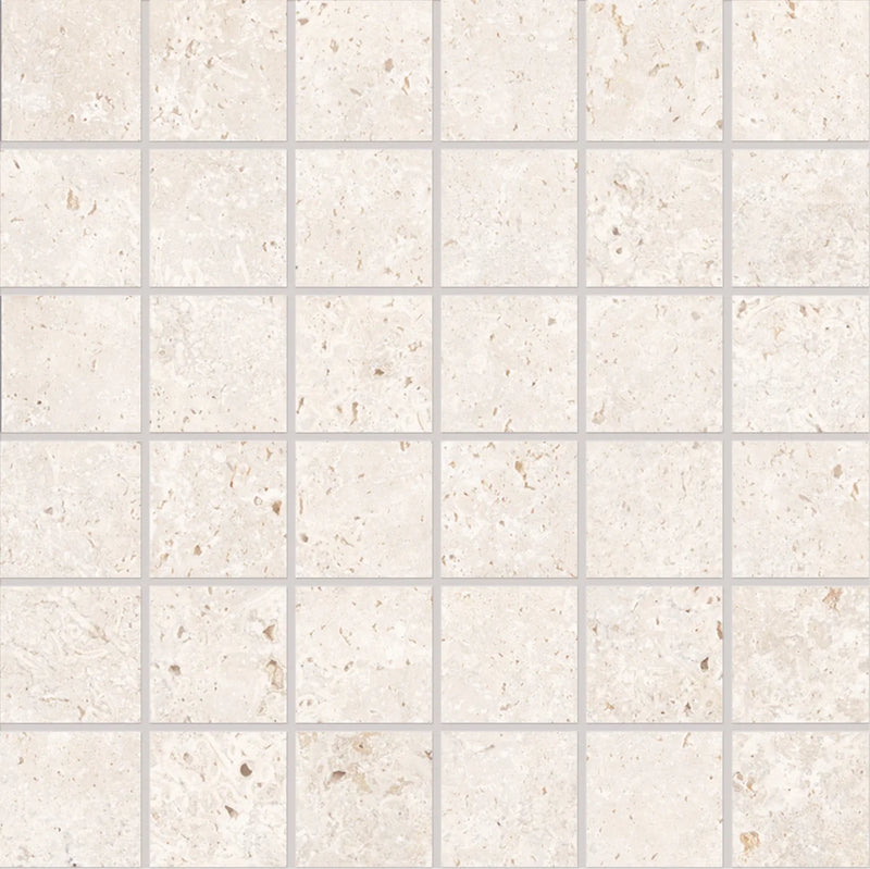 Astrum LFT Cross Cut White 48x48 Matte Porcelain Tile