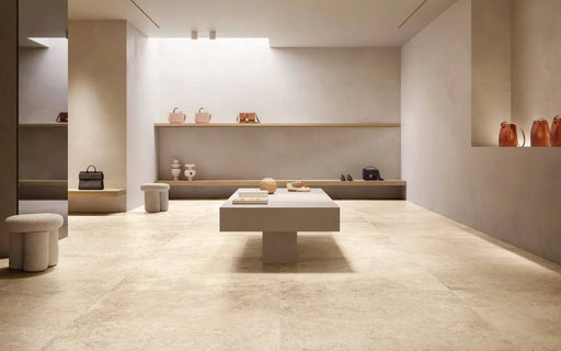 Astrum LFT Cross Cut Ivory 48x48 Matte Large Format Porcelain Tile