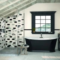 Atelier White 0.6x11.8 Quarter Round Matt Ceramic Trim