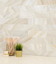Athena Gold 4x12 Honed Marble Tile