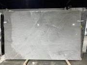 Athens White/White Taj 124x79 Polished Quartzite Slab