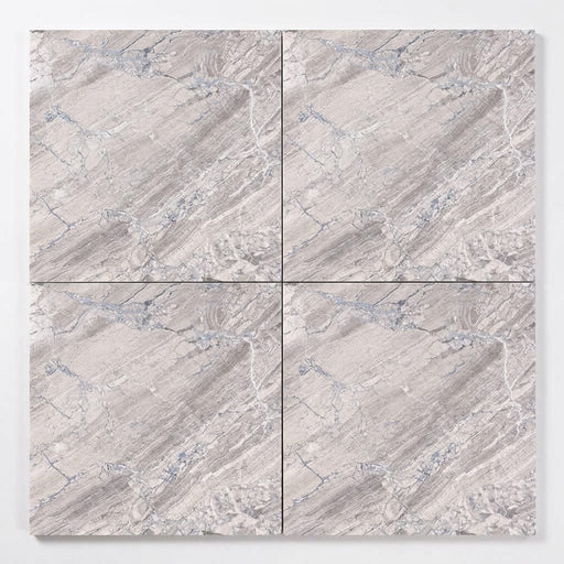 Atlantic Gray Marble 18x18 Polished/Honed Tile close-up