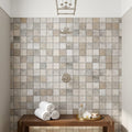 Atlantic Gray Marble 2x2 Polished/Honed Mosaic — Spa spa interior