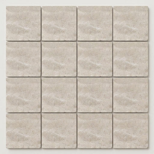 Atlantic Gray Marble 4x4 Polished/Honed Tile close-up