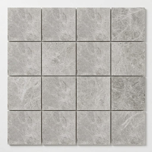 Atlantic Gray Marble 6x6 Polished/Honed Tile close-up