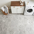 Atlantic Gray Marble 6x6 Polished/Honed Tile — Laundry Room floor