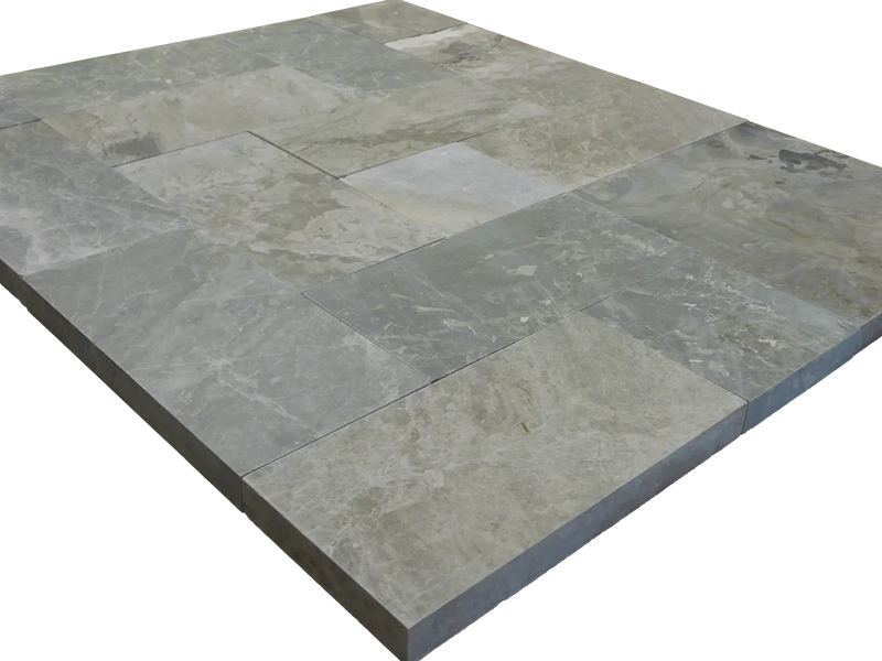 Atlantic Grey 6x12 Sandblasted Marble Paver