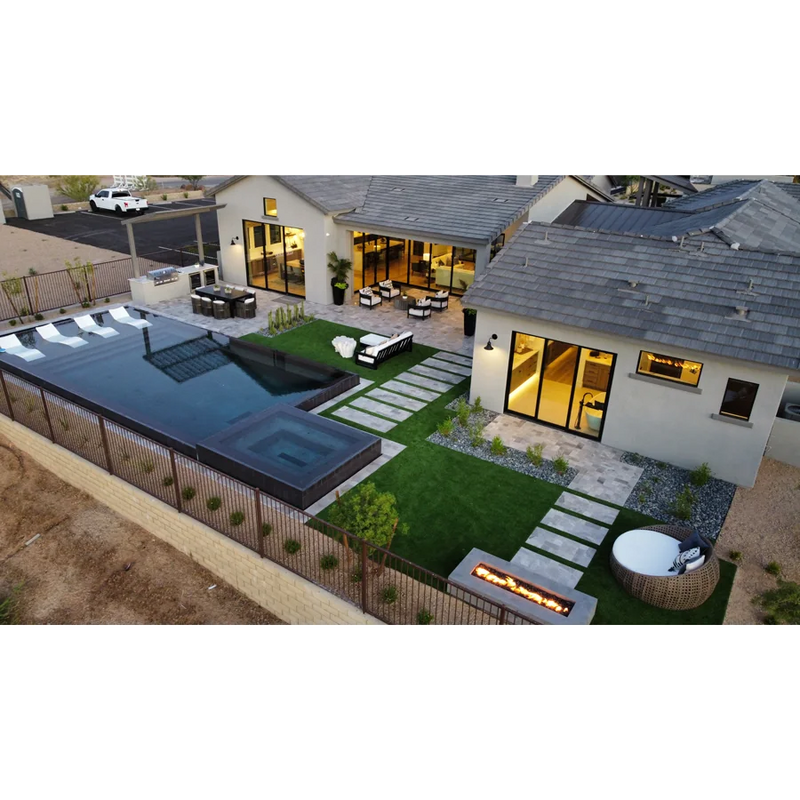 Atlantic Grey 6x6 Sandblasted Marble Paver