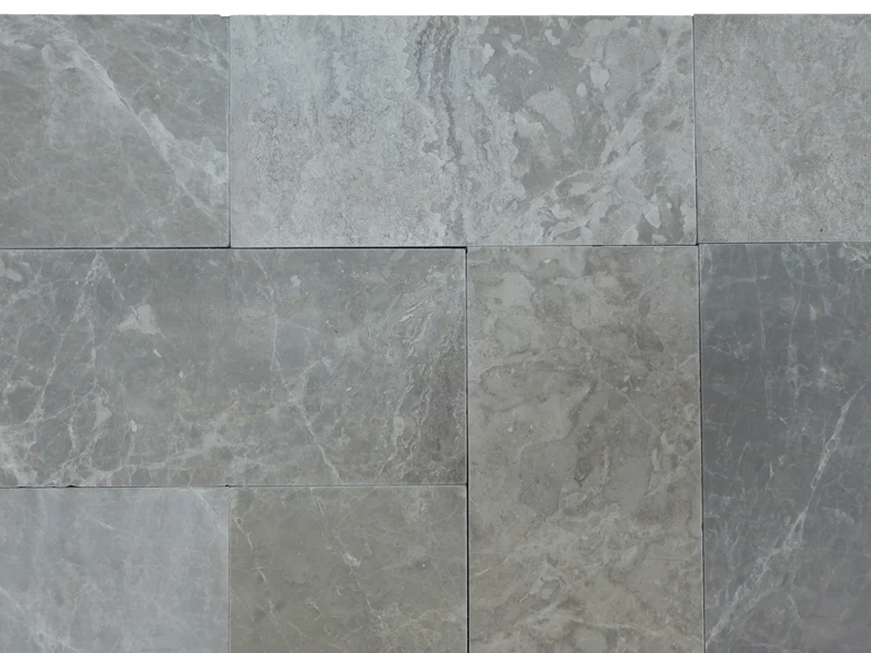 Atlantic Grey 6x6 Sandblasted Marble Paver