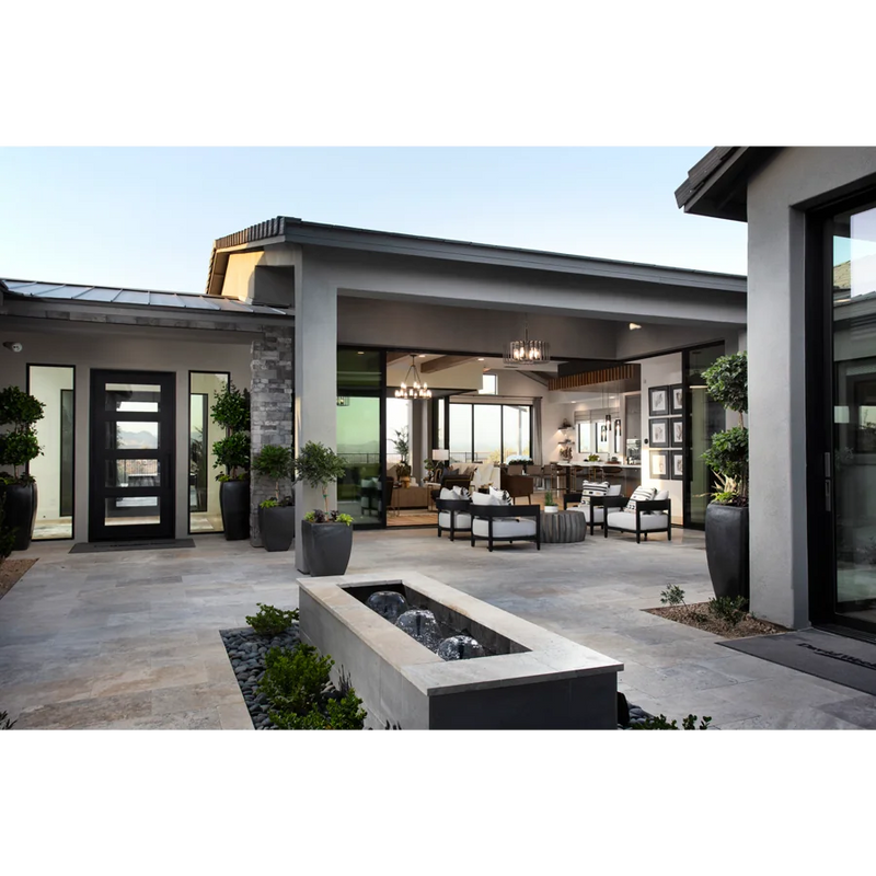 Atlantic Grey 6x6 Sandblasted Marble Paver