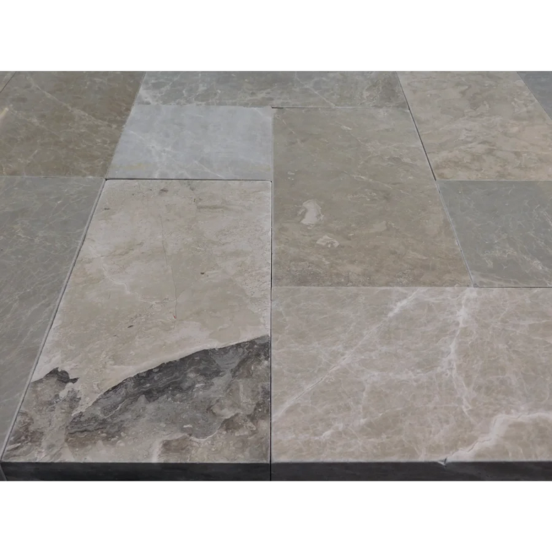 Atlantic Grey 6x6 Sandblasted Marble Paver