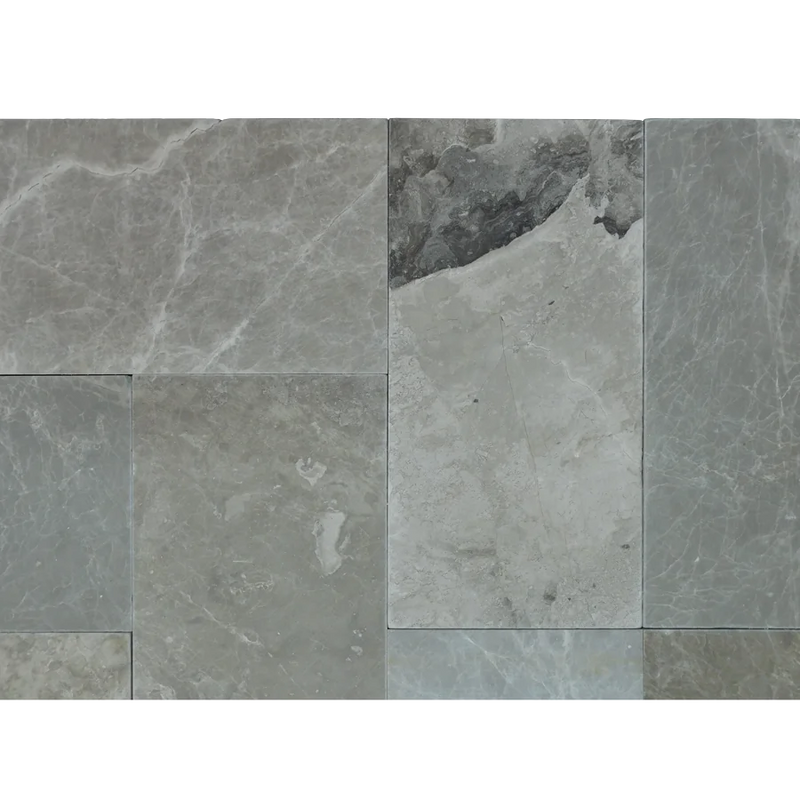 Atlantic Grey 6x6 Sandblasted Marble Paver