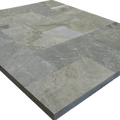 Atlantic Grey 6x6 Tumbled Marble Tile
