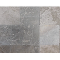 Atlantic Grey 6x6 Tumbled Marble Tile
