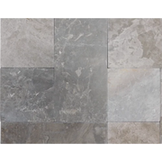 Atlantic Grey 6x6 Tumbled Marble Tile