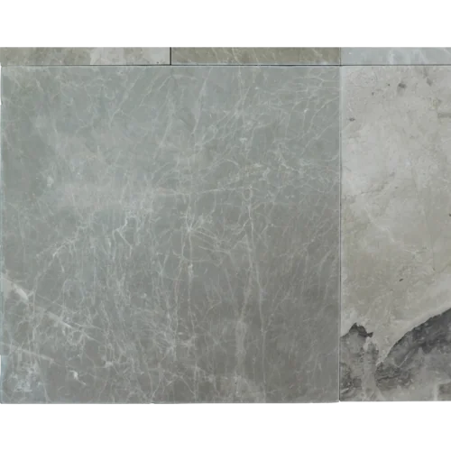 Atlantic Grey 6x6 Tumbled Marble Tile