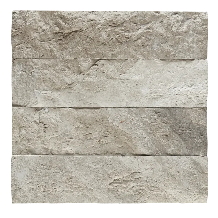Atlantic Grey 4x16 Split Face Marble Tile — Solidshape