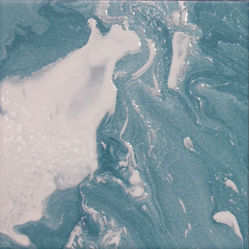 Atlantico Turquoise 6x6 Glazed Porcelain Pool Tile