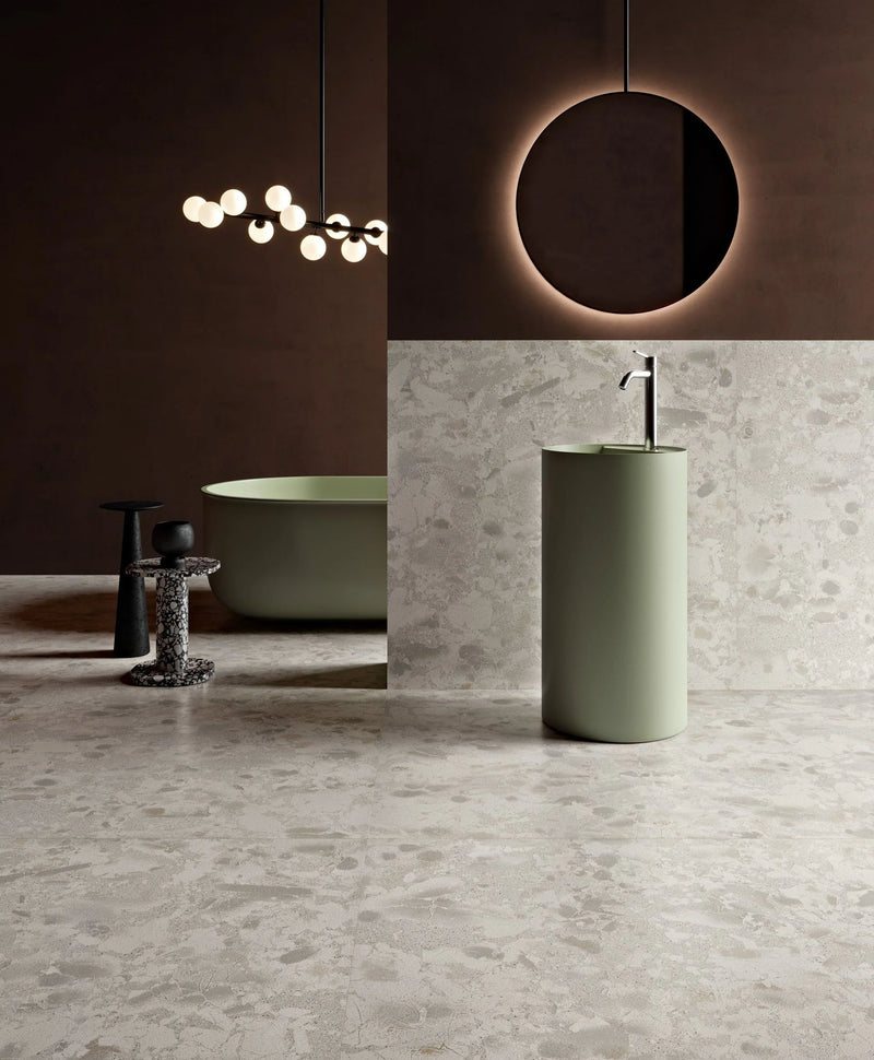 Attitude White 48x48 Natural Porcelain Tile