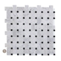 Aurora Basket Weave 12x12 Marble Mosaic