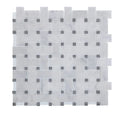 Aurora Basket Weave 12x12 Marble Mosaic