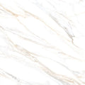 Aurum Calacatta 36x36 Polished Marble Look Porcelain Tile