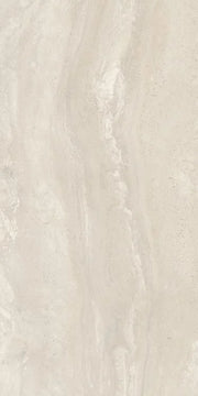 Authentic Luxe Pearl 24x48 Travertine Look Porcelain Tile
