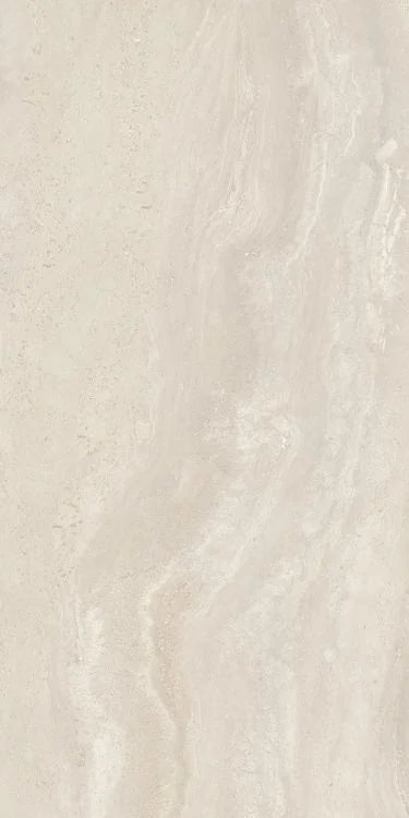 Authentic Luxe Pearl 24x48 Travertine Look Porcelain Tile