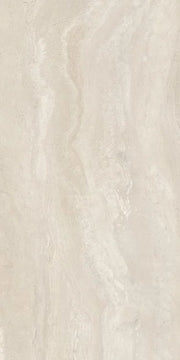 Authentic Luxe Pearl 24x48 Travertine Look Porcelain Tile