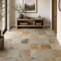 Autumn 12x12 Gauged Slate Tile — Hallway floor