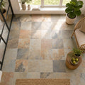 Autumn 12x12 Gauged Slate Tile — Sunroom floor