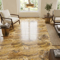 Autumn Leaves Scabos Travertine Filled, Honed & Straight Edge 18 x 18 x 1/2 Cross Cut Tile 18x18 — Family Room floor