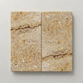 Autumn Leaves Scabos Travertine Tumbled 12 x 24 x 2 Double Modern Coping 12x24 close-up