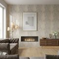 Azul Pietra Marble Tile 24x24 Polished — Living Room feature wall