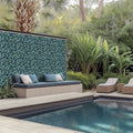 Azul Scallop Misc. Glossy Porcelain Mosaic Tile