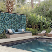 Azul Scallop Misc. Glossy Porcelain Mosaic Tile