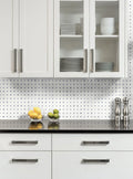 Azula Basketweave Polished Pattern Marble Mosaic Tile