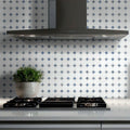 Azula Floret Polished Pattern Marble Mosaic Tile