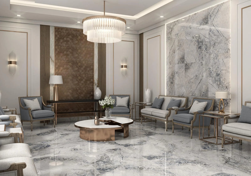 Baikal Blue 3.1x35.4 Rodapie Porcelain Trim