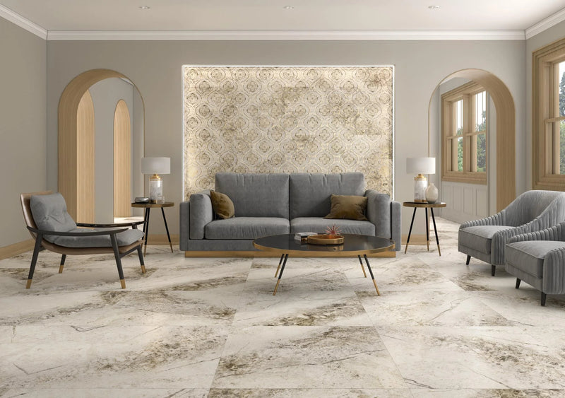 Baikal Warm 35.4x35.4 Satin Porcelain Tile
