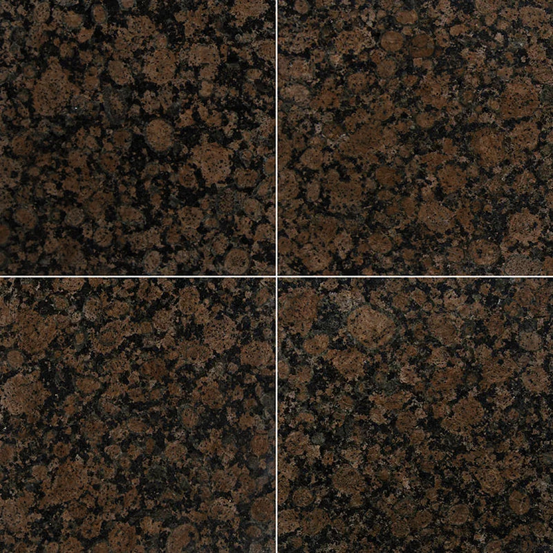 Baltic Brown 12x12 Polished Granite Tile