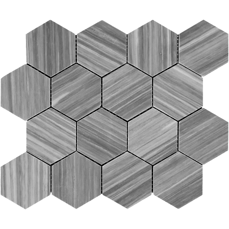 Bardiglio 4x16x3/8 Polished Marble Tile