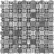 Bardiglio 2x2 Honed Marble Mesh Mosaic