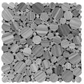 Bardiglio Honed Mini Brick Mesh Marble Mosaic