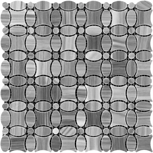 Bardiglio Polished Mini Brick Marble Mosaic