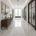 Bardiglio Imperiale (Italian) Marble 18x18 Polished/Honed Tile — Hallway floor