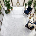 Bardiglio Nuvolato (Italian) Bardiglio Imperiale Marble 18x18 Polished/Honed Tile — Sunroom floor