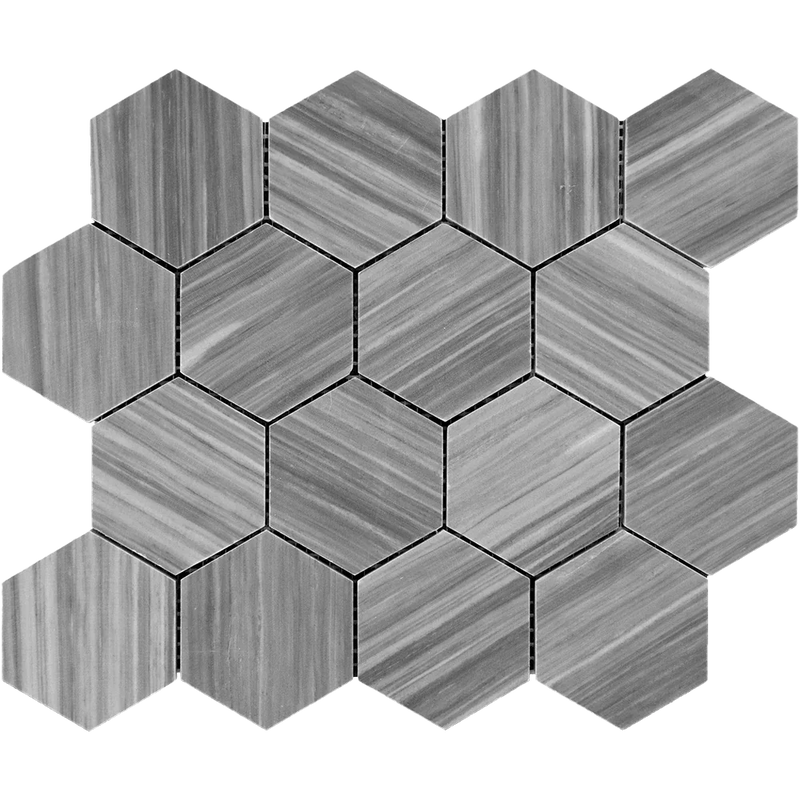 Bardiglio Polished Pencil 45 Liner Marble Trim